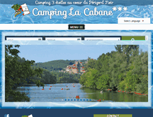 Tablet Screenshot of lacabanedordogne.com